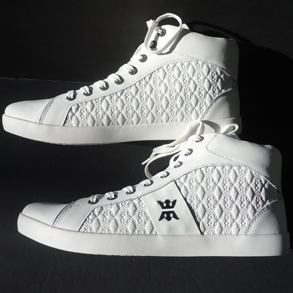 SIZE 14. MIGUEL CABRERA MIGGY leather athletic shoes.